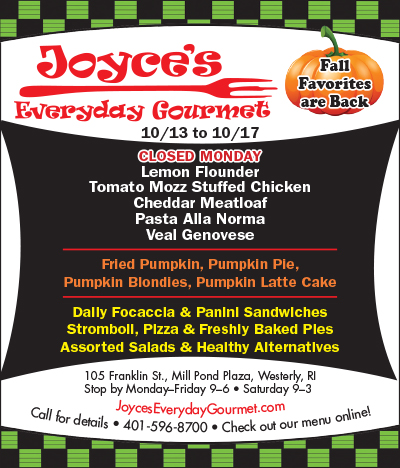 Joyces Everyday Gourmet Weekly Specials
